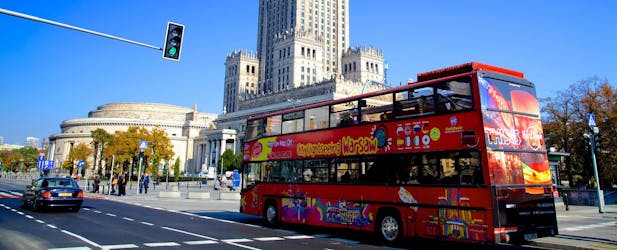 Tour em ônibus hop-on hop-off da City Sightseeing por Varsóvia